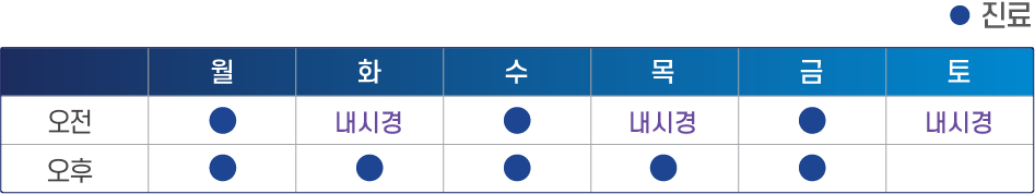 김효선 원장 진료시간표